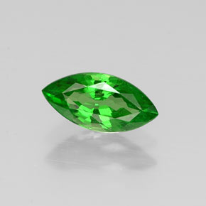 Grenat tsavorite vert naturelle marquise, 0,85 ct, VS