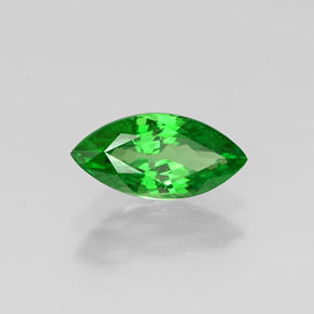 Grenat tsavorite vert naturelle marquise, 0,85 ct, VS