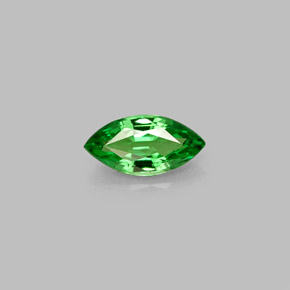 Grenat tsavorite vert naturelle marquise, 0,44 ct, VVS-VS