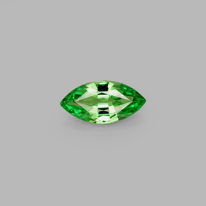 Grenat tsavorite vert naturelle marquise, 0,41 ct, VVS-VS