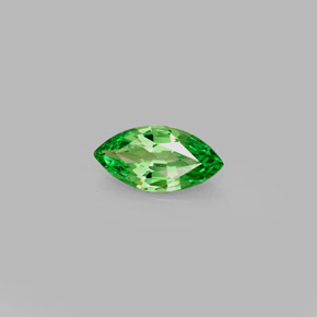 Grenat tsavorite vert naturelle marquise, 0,41 ct, VVS-VS