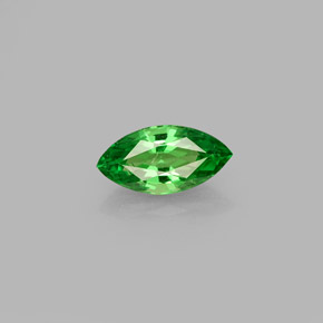 Grenat tsavorite vert naturelle marquise, 0,48 ct, VVS-VS
