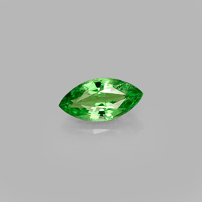 Grenat tsavorite vert naturelle marquise, 0,51 ct, VVS-VS