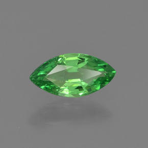 Grenat tsavorite vert naturelle marquise, 0,41 ct, VVS-VS