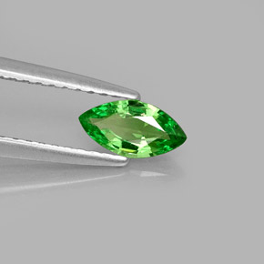Grenat Tsavorite Vert chrome naturelle Marquise, 0.42 ct, VS