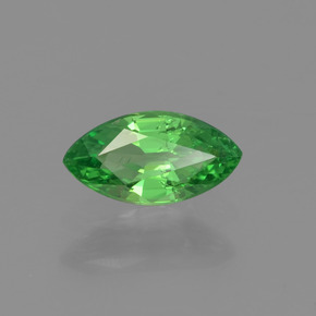 Grenat tsavorite vert naturelle marquise, 0,43 ct, VS