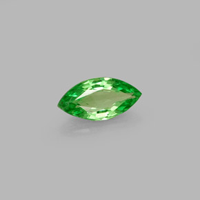 Grenat tsavorite vert naturelle marquise, 0,44 ct, VS