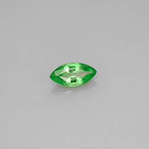 Grenat tsavorite vert naturelle marquise, 0,42 ct, VS