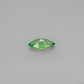 Grenat tsavorite vert naturelle marquise, 0,42 ct, VS