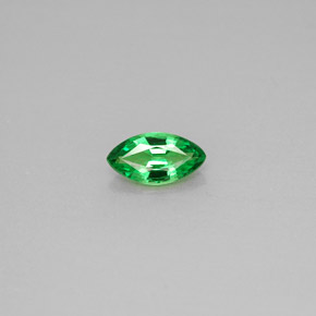 Grenat tsavorite vert naturelle marquise, 0,43 ct, VVS-VS