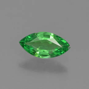 Grenat tsavorite vert naturelle marquise, 0,36 ct, VVS-VS