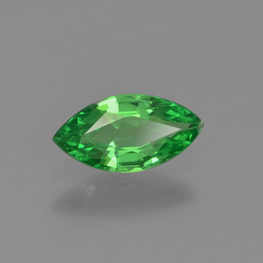 Grenat tsavorite vert naturelle marquise, 0,36 ct, VVS-VS