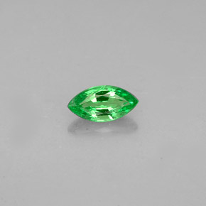 Grenat tsavorite vert naturelle marquise, 0,30 ct, VVS-VS