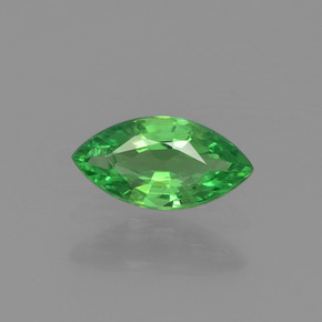 Grenat tsavorite vert naturelle marquise, 0,37 ct, VVS-VS