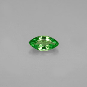 Grenat tsavorite vert naturelle marquise, 0,30 ct, VVS-VS