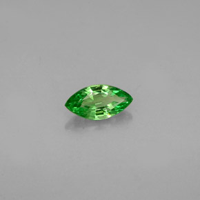 Grenat tsavorite vert naturelle marquise, 0,30 ct, VVS-VS