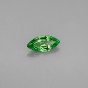 Grenat tsavorite vert naturelle marquise, 0,32 ct, VVS-VS
