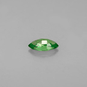 Grenat tsavorite vert naturelle marquise, 0,32 ct, VVS-VS