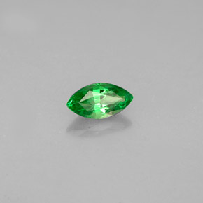 Grenat tsavorite vert naturelle marquise, 0,29 ct, VVS-VS