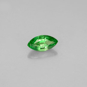 Grenat tsavorite vert naturelle marquise, 0,34 ct, VVS-VS