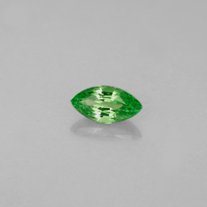 Grenat tsavorite vert naturelle marquise, 0,32 ct, VVS-VS
