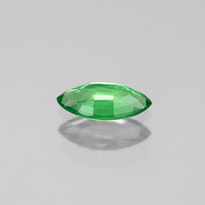 Grenat tsavorite vert naturelle marquise, 0,34 ct, VS