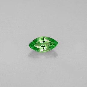 Grenat tsavorite vert naturelle marquise, 0,32 ct, VVS-VS