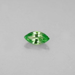 Grenat tsavorite vert naturelle marquise, 0,32 ct, VVS-VS