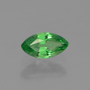 Grenat tsavorite vert naturelle marquise, 0,31 ct, VVS-VS