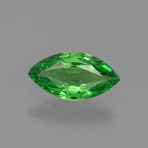 Grenat tsavorite vert naturelle marquise, 0,38 ct, VVS-VS
