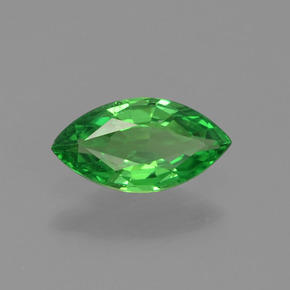 Grenat tsavorite vert naturelle marquise, 0,38 ct, VVS-VS