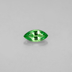Grenat tsavorite vert naturelle marquise, 0,28 ct, VVS-VS