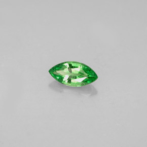 Grenat tsavorite vert naturelle marquise, 0,28 ct, VVS-VS