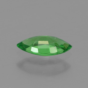 Grenat tsavorite vert naturelle marquise, 0,38 ct, VVS-VS