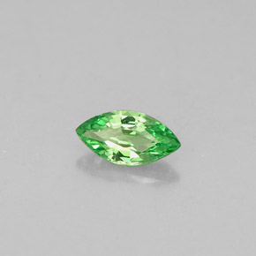 Grenat tsavorite vert naturelle marquise, 0,27 ct, VVS-VS