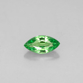 Grenat tsavorite vert naturelle marquise, 0,31 ct, VVS-VS