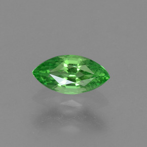 Grenat tsavorite vert naturelle marquise, 0,32 ct, VVS-VS