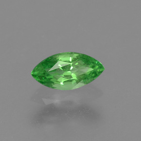 Grenat tsavorite vert naturelle marquise, 0,32 ct, VVS-VS