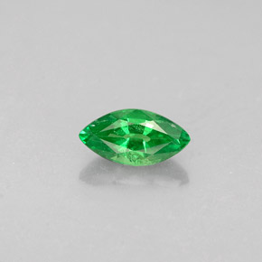 Grenat tsavorite vert naturelle marquise, 0,30 ct, VS