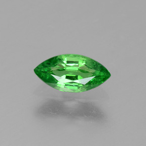 Grenat tsavorite vert naturelle marquise, 0,31 ct, VVS-VS