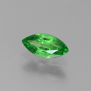 Grenat tsavorite vert naturelle marquise, 0,31 ct, VVS-VS