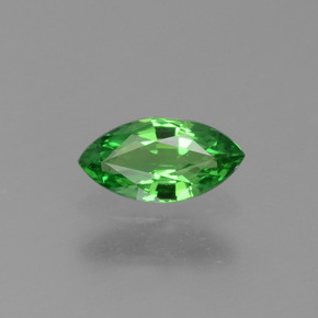 Grenat tsavorite vert naturelle marquise, 0,30 ct, VVS-VS
