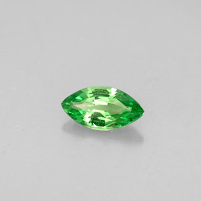 Grenat tsavorite vert naturelle marquise, 0,30 ct, VVS-VS