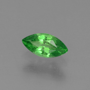 Grenat tsavorite vert naturelle marquise, 0,29 ct, VVS-VS