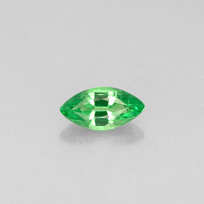 Grenat tsavorite vert naturelle marquise, 0,24 ct, VVS-VS