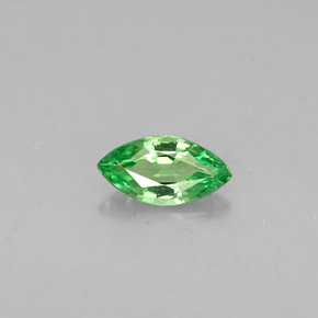 Grenat tsavorite vert naturelle marquise, 0,27 ct, VVS-VS