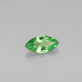 Grenat tsavorite vert naturelle marquise, 0,27 ct, VVS-VS