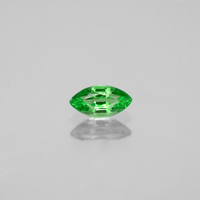 Grenat tsavorite vert naturelle marquise, 0,32 ct, SI