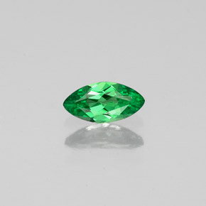 Grenat tsavorite vert naturelle marquise, 0,23 ct, VS-SI