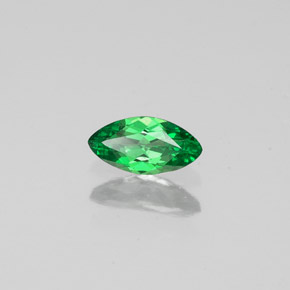 Grenat tsavorite vert naturelle marquise, 0,23 ct, VS-SI